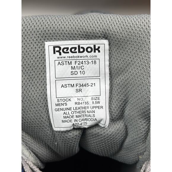 Men’s Sneakers Shoes Reebok Work Steel Toe Size 9.5W - Picture 7 of 10